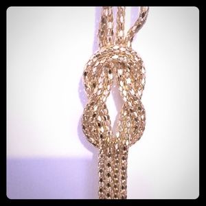 Long Gold Colored Necklace